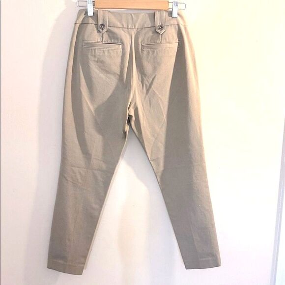 Banana Republic Women’s Martin fit Pants Khaki Tan size 4 Cotton Stretch - Picture 3 of 6